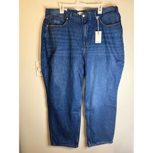 Good American Good 90's Relaxed Fit‎ Jeans Women's Size 18 NWT